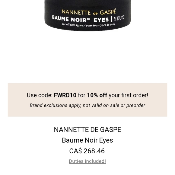 Nannette de Gaspe's Eye cream - Picture 4 of 4